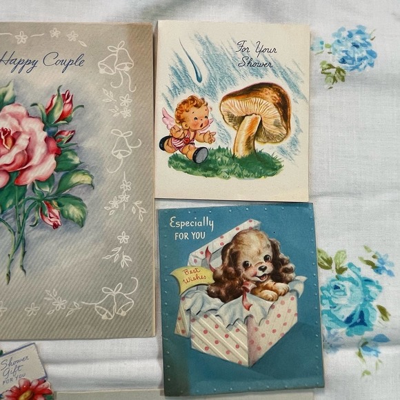 Lot of Kitsch Shower Cards and Wedding Cards - Picture 10 of 14